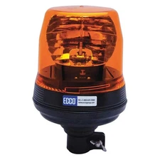 Ecco Safety Group ECC5810A Pipe Mount Low Profile Rotating Beacon Light  Amber