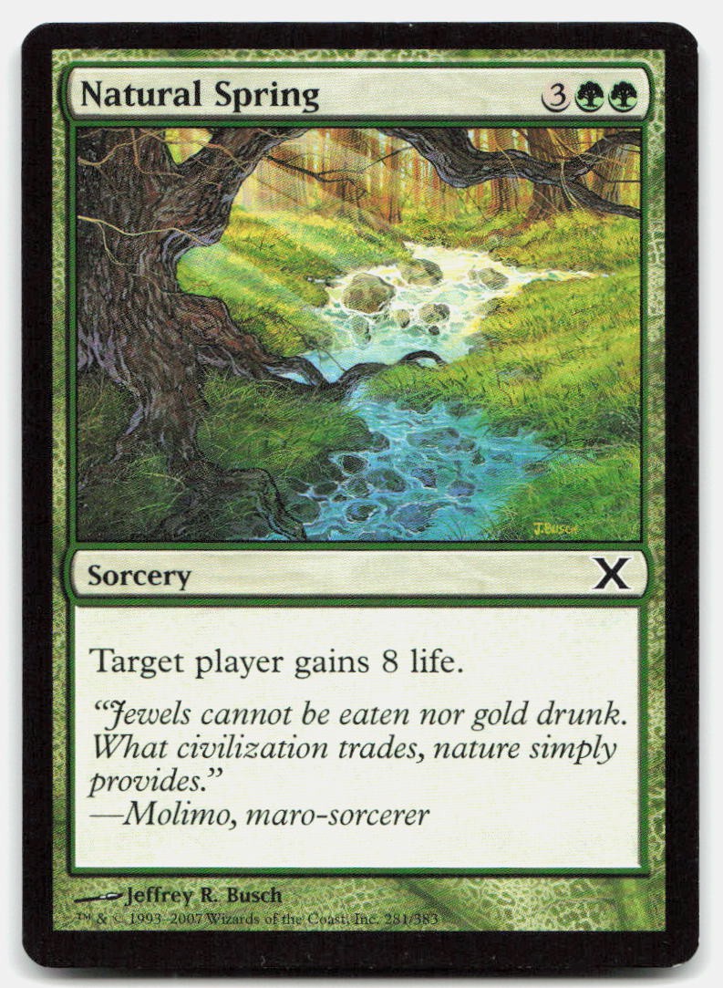 NATURAL SPRING 281 C 10th Edition LP