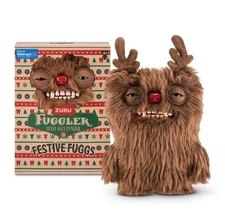 Fuggler FESTIVE FUGGS REINDEER Funny Ugly Monsters Plush NEW IN HAND 2025