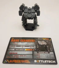 Battletech Aces Scouring Sands - Bane (Kraken) *Mech & Alpha Strike Card*