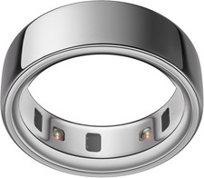 Authentic Oura Ring Generation 4 Silver Colored Size 8 Activity Ring