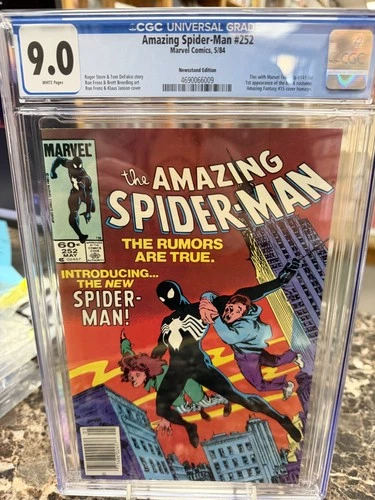 Marvel the Amazing Spider-Man #252 Comic Book (May 1984) CGC 9.0 Newsstand