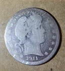 1911 P Barber Quarter NNN111