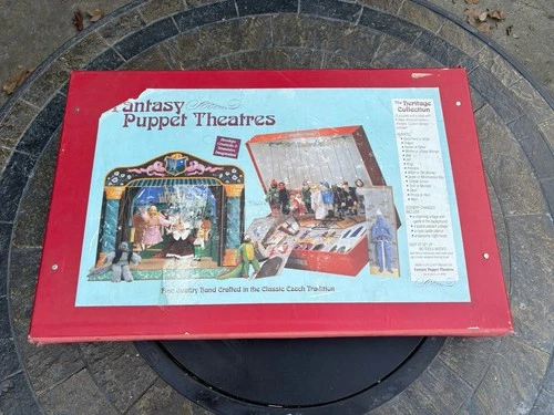 Fantasy Puppet Marionette Theatre Vtg 1970’s Heritage Collection Czechoslovakia
