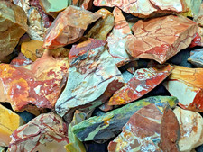6.5 lb Dead Camel NV Stellar Lapidary Tumbling Rough Super Cell Mint Chip Jasper