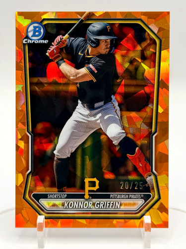 2026 Bowman Chrome Sapphire Konnor Griffin Orange /25 RC Pirates #BCP-86