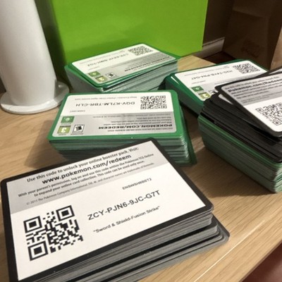 547 Unused code Pokémon redeemable cards for online TCG player live