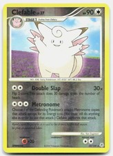 Diamond & Pearl Clefable 22/130 MP Pokemon Reverse Holo Rare Tcg Card