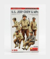 1:35 Miniart U.S. Jeep Crew & Mps. Special Edition Kit MA35308 Modellbau