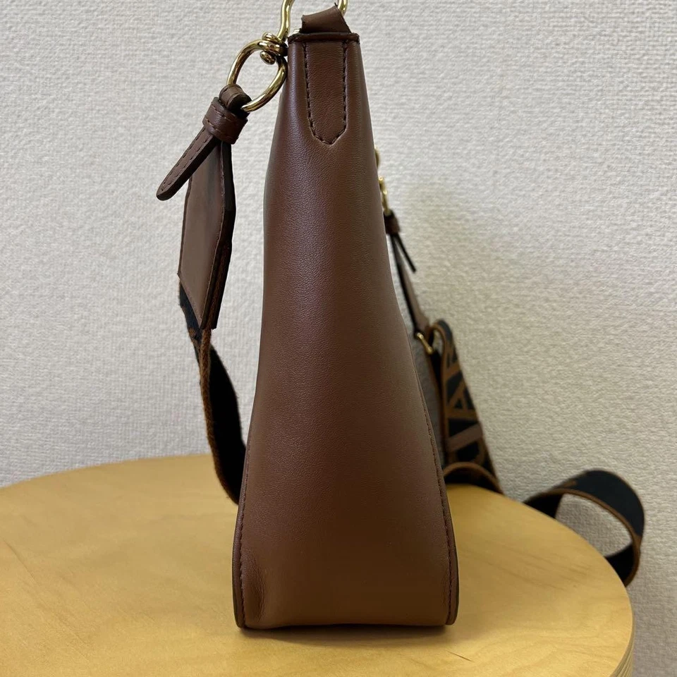 Bolso de Hombro Stella McCartney, 23x24cm, Cuero, Herrajes Plateados, Excelente Foto 3 de 4