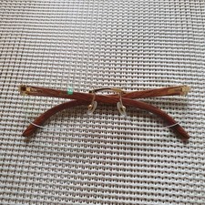 Cartier Bubinga Wood Rimless Frame Eyeglasses Authentic .3