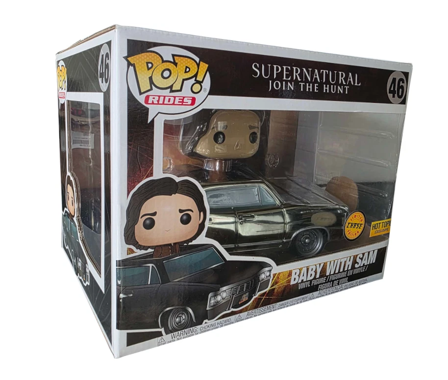 Funko Pop! Rides Supernatural Baby with Sam Exclusive CHASE Vinyl Figure #46 - Image 3 of 3