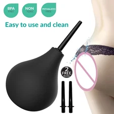Enema Anal Bulb Douche Irrigation Vaginal Cleaner Rectal Syringe Colonic 225ml