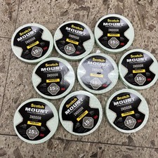 9 pack Scotch Indoor Double-Sided Foam Mounting Tape Mega Roll 15LB