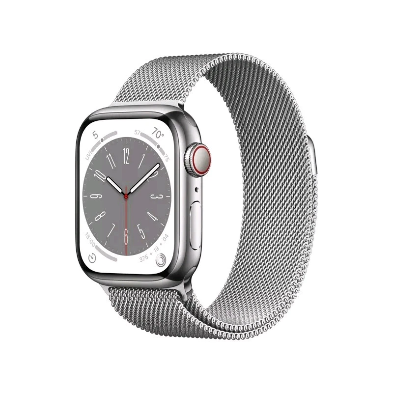 Apple Watch Series 8 41mm Gps + Cellular Stainless Steel - Milanese Loop - NEW - Image 4 of 4