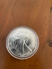 1987  Walking Liberty  Silver Dollar 1 oz Fine Silver .999