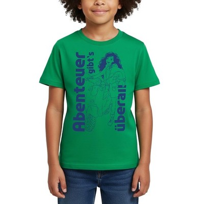 Kira Kolumna Abenteuer Gibt's Überall Kinder T-Shirt