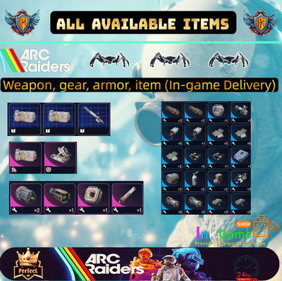   ARC RAIDERS   Weapons Blueprints Mods Trinkets Coins