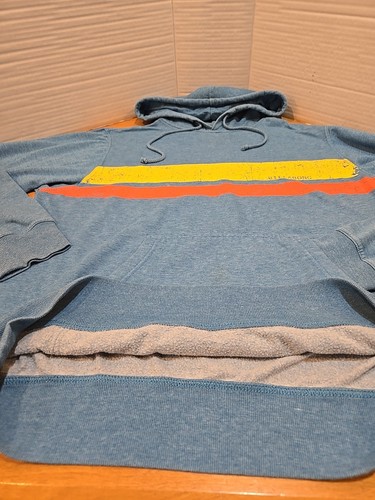 Billabong Distressed Baja Hoodie Men's XL Surf Skate Beach OG Retro Soft Comfort - Picture 7 of 18