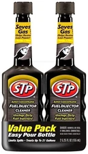2 Bottles STP Super Concentrated Fuel Injector Cleaner Gas Additive Clean Unclog