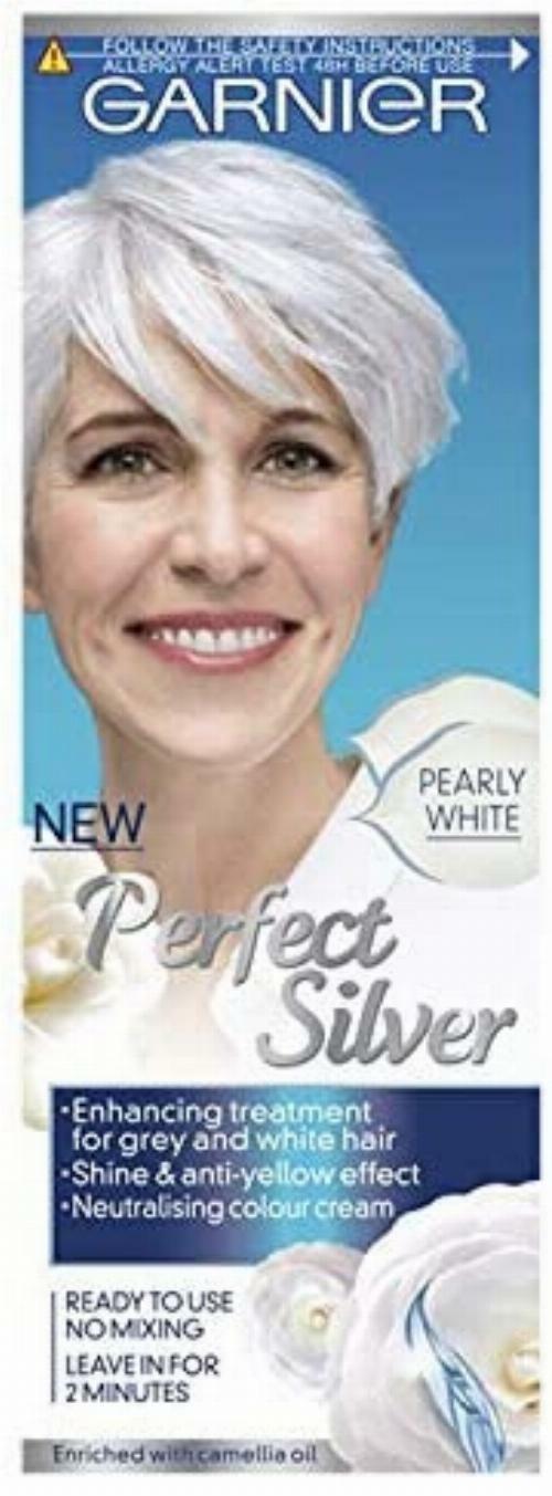 Garnier Perfect Silver Grey Hair Neutralising Cream Pearly White