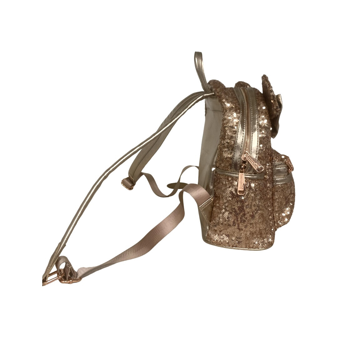 Rare Rose Gold Sequin Disney Loungefly Backpack Gem