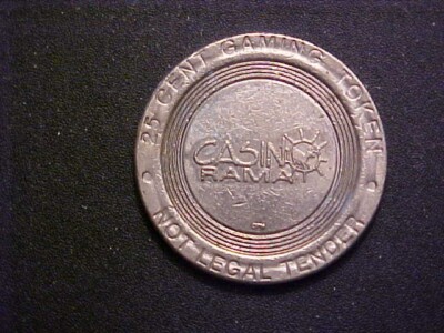CASINO RAMA 25¢ GAMING TOKEN - NICE COLLECTIBLE!-c3004xcx