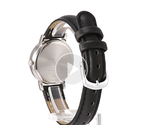 Reloj analógico CITIZEN Q&Q PEANUTS Snoopy impermeable P003-304 negro - Imagen 5 de 5