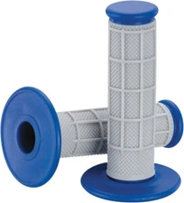 Moose Racing Qualifier Grips Blue Half Waffle 0630-1831