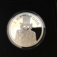 2020 1 Oz Uncle Fear Silver Round Proof Silver Shield I Want Your Freedom 104.38 per troy oz