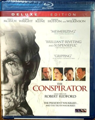 The Conspirator NEW Lincoln Assassination (Blu-ray Disc, Deluxe Edition) Movie