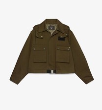 $1750 Mcm Women's Winter Moss Green Resnick Utility Parka Jacket Mfj9ara32g8