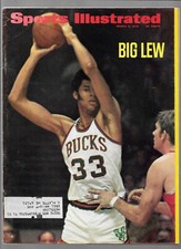 Sports Illustrated March 9, 1970 Lew Alcindor Bucks aka Kareem Abdul Jabbar VG