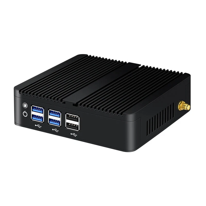 Fanless Industrial Mini PC Inter Core i3/i5/i7 Processor with 4xUSB3.0 4xUSB2.0 - Image 2 of 4