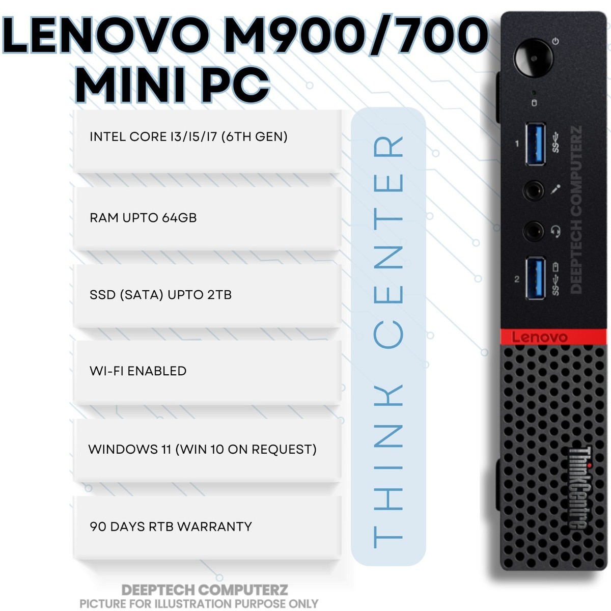 Lenovo IdeaCentre 3i All-in-One Business Desktop, 27 FHD Touchscreen, Intel Core i7-13620H, 32GB RAM, 1TB SSD, Webcam, HDMI, Wi-Fi 6, Wireless Mouse & Keyboard, Windows 11 Pro