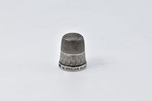 Antique Sterling Silver Sewing Thimble Northern Goldsmiths - Picture 5 of 5