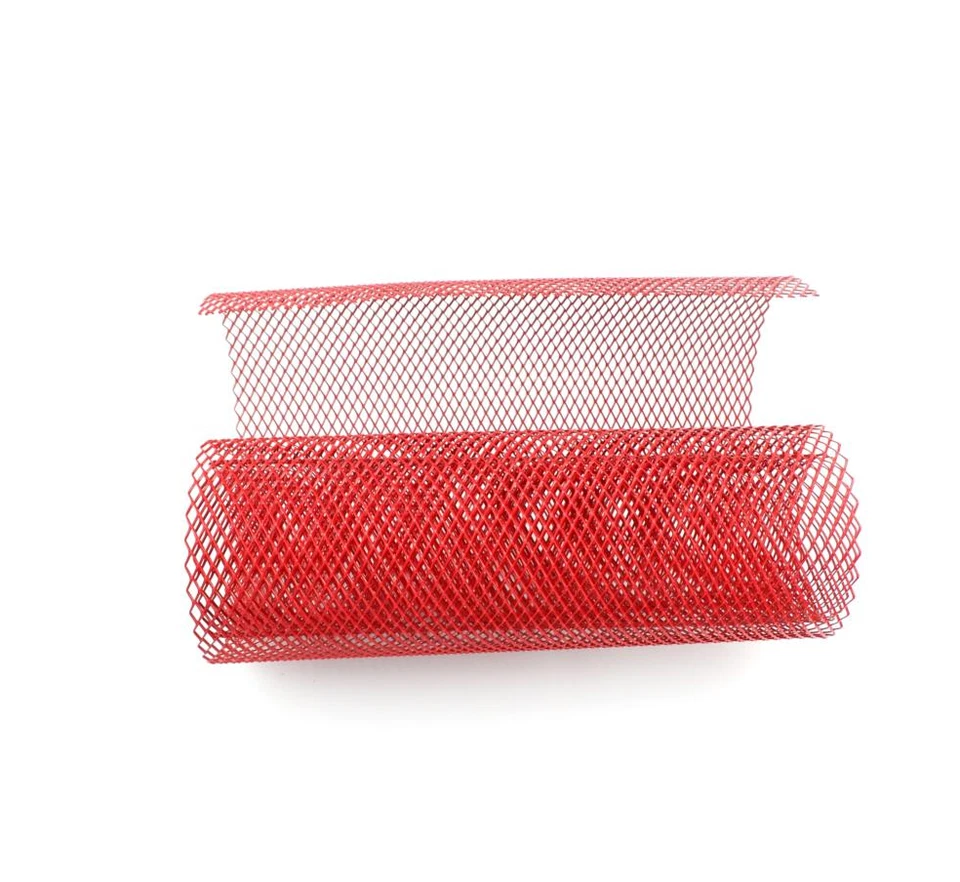 Universal 40"x13" Car Grill Mesh Grille Insert Bumper 6x12mm Rhombic Hole Grids - Imagem 3 de 4