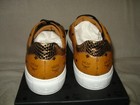 100% AUTHENTIC NEW MEN MCM COGNAC VISETOS LOGO GROUP LOW TOP SNEAKER EU 46/US 13 — photo 5