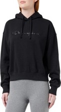 NWT Champion Women's Powerblend Fleece Pullover Hoodie Black Size 2XL 60 8C89