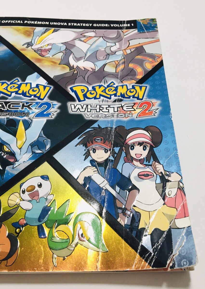 Pokemon Black White Version 2 Official Unova Strategy Guide - No Poster