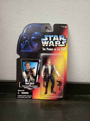 Kenner Star Wars POTF Han Solo Orange Card Action Figure NIP  C
