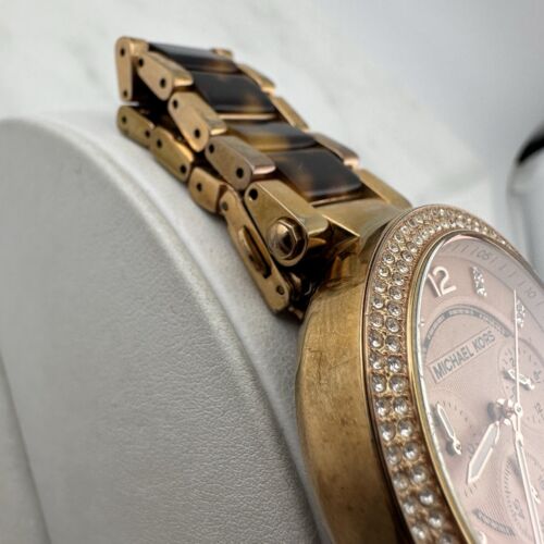 Orologio Michael Kors Parker MK-5538 Donna Cronografo Data 39mm, Batteria Nuova - Foto 4 di 15