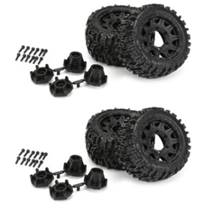 Pro-Line Trencher LP 2.8" All Terrain Tires/Wheels (4) Rustler 2wd & 4wd