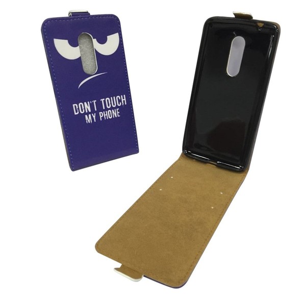 ZTE Axon 7 Handy Tasche Flip Case Cover Schutz HüLle Wallet Dont Touch Etuis Neu-image