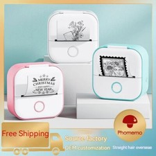 Phomemo T02 Mini Pocket Bluetooth Thermal Printer Wireless Photo Inkless Paper