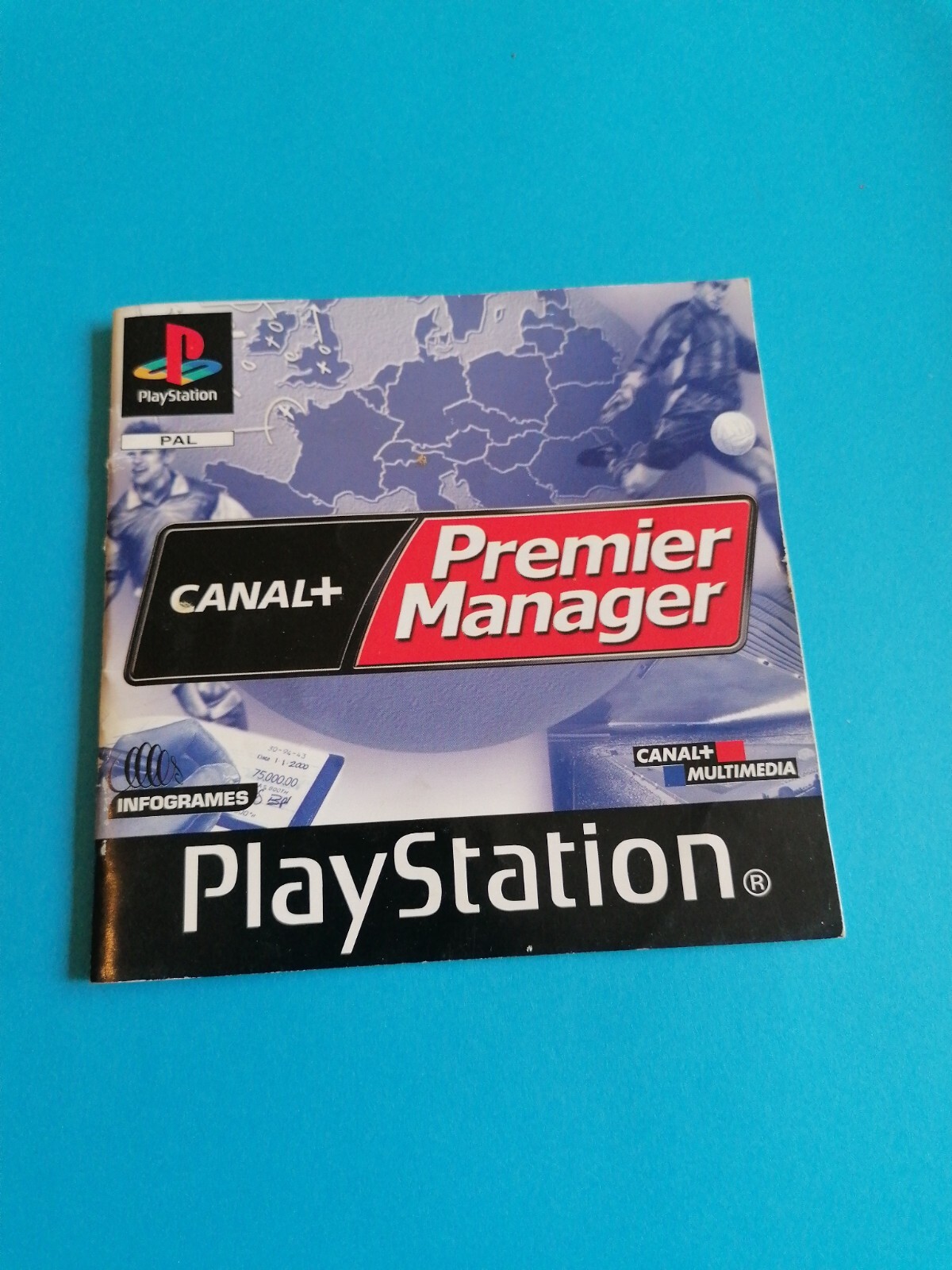 Notice seul ps1 PlayStation 1 : canal + premier manager 