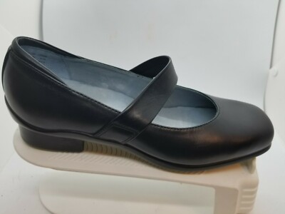 ARAVON COMBINATION LAST MARY JANA WOMEN'S BLACK COMFORT WORK SHOES SZ 8.5B