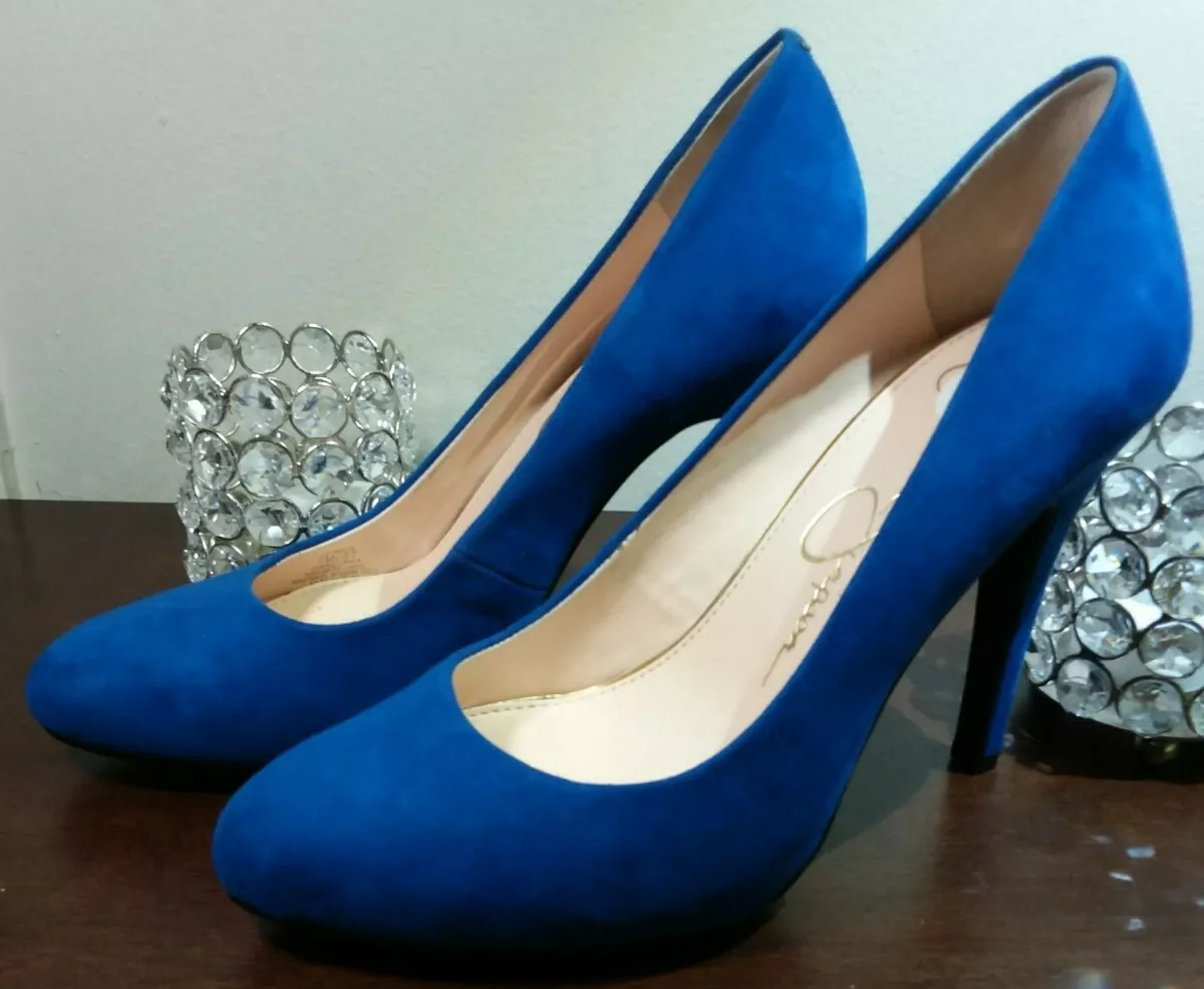 Jessica simpson 2025 blue heels