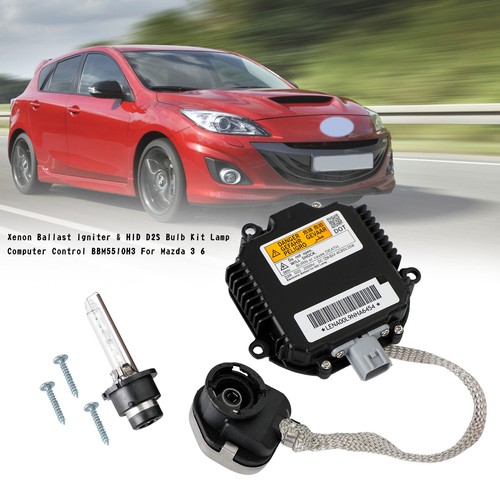 BBM5510H3 Xenon Ballast Igniter&HID D2S Bulb Kit Computer Control Fit Mazda 3 6 - Picture 2 of 13