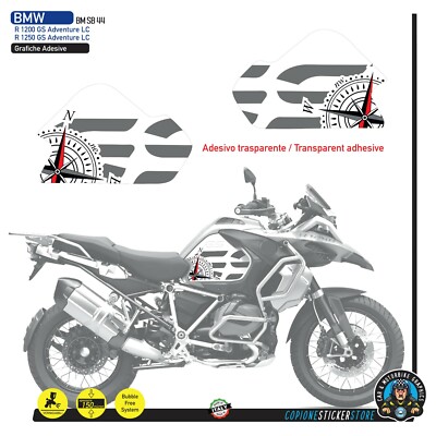 Copione Creative Lab Adesivi BMW R 1200 R 1250 GS Adventure LC Lato Tank 44